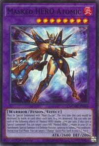 Masked HERO Atomic - Maze of Muertos - YuGiOh card