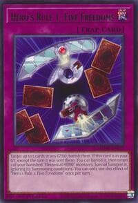 Hero's Rule 1: Five Freedoms - Maze of Muertos - YuGiOh card