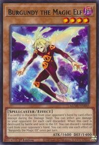 Burgundy the Magic Elf - Maze of Muertos - YuGiOh card