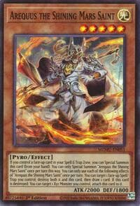 Arequus the Shining Mars Saint - Maze of Muertos - YuGiOh card