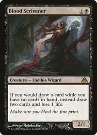 Blood Scrivener - Dragon's Maze - Magic: The Gathering card