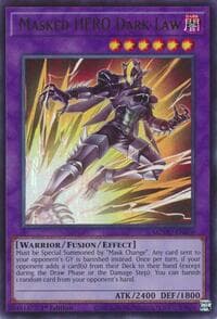 Masked HERO Dark Law - Maze of Muertos - YuGiOh card