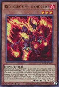 Red Lotus King, Flame Crime - Maze of Muertos - YuGiOh card