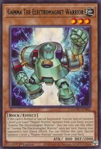 Gamma The Electromagnet Warrior - Maze of Muertos - YuGiOh card