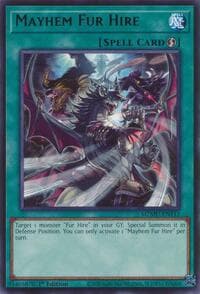 Mayhem Fur Hire - Maze of Muertos - YuGiOh card