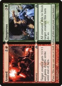 Armed // Dangerous - Dragon's Maze - Magic: The Gathering card