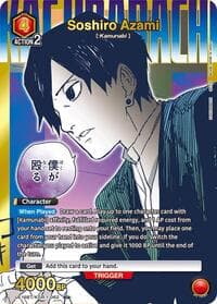 Soshiro Azami (062) (R*) - UE16BT: KAGURABACHI - Union Arena card