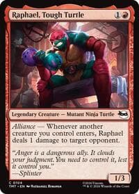 Raphael, Tough Turtle - Teenage Mutant Ninja Turtles - Magic: The Gathering card