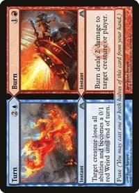 Turn // Burn - Dragon's Maze - Magic: The Gathering card