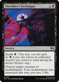 Shredder's Technique - Teenage Mutant Ninja Turtles - Magic: The Gathering card