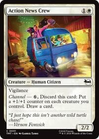 Action News Crew - Teenage Mutant Ninja Turtles - Magic: The Gathering card