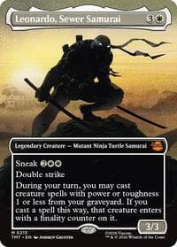 Leonardo, Sewer Samurai (Borderless) - Teenage Mutant Ninja Turtles - Magic: The Gathering card