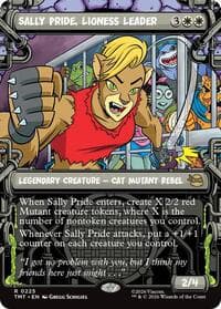 Sally Pride, Lioness Leader (Showcase) - Teenage Mutant Ninja Turtles - Magic: The Gathering card