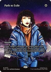 Path to Exile (Borderless) - Teenage Mutant Ninja Turtles Source Material - Magic: The Gathering card