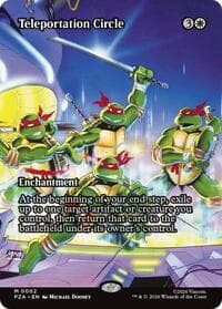 Teleportation Circle (Borderless) - Teenage Mutant Ninja Turtles Source Material - Magic: The Gathering card