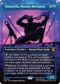 Donatello, Mutant Mechanic (Borderless) - Teenage Mutant Ninja Turtles - Magic: The Gathering card