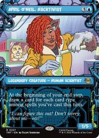 April O'Neil, Hacktivist (0227) (Showcase) - Teenage Mutant Ninja Turtles - Magic: The Gathering card