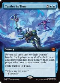 Turtles in Time (Extended Art) - Teenage Mutant Ninja Turtles - Magic: The Gathering card