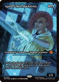 April O'Neil, Hacktivist (0282) (Showcase) - Teenage Mutant Ninja Turtles - Magic: The Gathering card