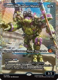 Donatello, Gadget Master (Showcase) (Fracture Foil) - Teenage Mutant Ninja Turtles - Magic: The Gathering card
