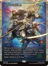 Turtles in Time (Showcase) (Fracture Foil) - Teenage Mutant Ninja Turtles - Magic: The Gathering card