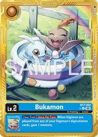 Bukamon (Gold Border) - Advanced Booster Digimon Generation - Digimon Card Game card