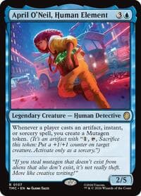 April O'Neil, Human Element - Commander: Teenage Mutant Ninja Turtles - Magic: The Gathering card