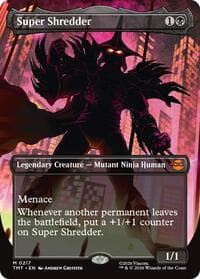 Super Shredder (Borderless) - Teenage Mutant Ninja Turtles - Magic: The Gathering card