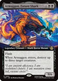 Armaggon, Future Shark (Extended Art) - Teenage Mutant Ninja Turtles - Magic: The Gathering card