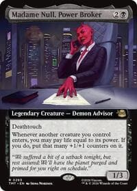 Madame Null, Power Broker (Extended Art) - Teenage Mutant Ninja Turtles - Magic: The Gathering card