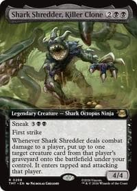 Shark Shredder, Killer Clone (Extended Art) - Teenage Mutant Ninja Turtles - Magic: The Gathering card