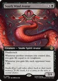 South Wind Avatar (Extended Art) - Teenage Mutant Ninja Turtles - Magic: The Gathering card