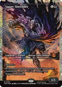 Super Shredder (Showcase) (Fracture Foil) - Teenage Mutant Ninja Turtles - Magic: The Gathering card