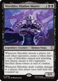 Shredder, Shadow Master - Commander: Teenage Mutant Ninja Turtles - Magic: The Gathering card