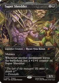 Super Shredder (Borderless) - Unique and Miscellaneous Promos - Magic: The Gathering card