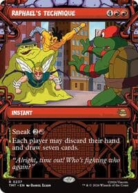 Raphael's Technique (Showcase) - Teenage Mutant Ninja Turtles - Magic: The Gathering card