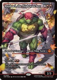 Raphael, the Nightwatcher (Showcase) - Teenage Mutant Ninja Turtles - Magic: The Gathering card