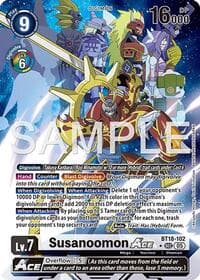 Susanoomon ACE (Alternate Art) - Advanced Booster Digimon Generation - Digimon Card Game card