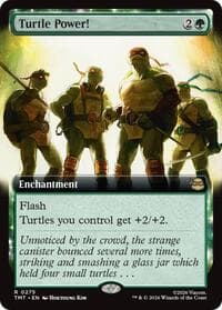 Turtle Power! (Extended Art) - Teenage Mutant Ninja Turtles - Magic: The Gathering card