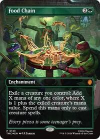 Food Chain (Borderless) - Commander: Teenage Mutant Ninja Turtles - Magic: The Gathering card