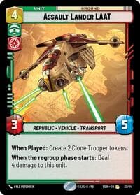 Assault Lander LAAT - Twin Suns - Star Wars: Unlimited card