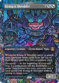 Krang & Shredder (Borderless) - Teenage Mutant Ninja Turtles - Magic: The Gathering card