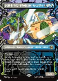 Don & Leo, Problem Solvers (Showcase) - Teenage Mutant Ninja Turtles - Magic: The Gathering card