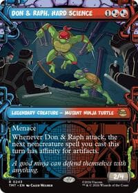 Don & Raph, Hard Science (Showcase) - Teenage Mutant Ninja Turtles - Magic: The Gathering card