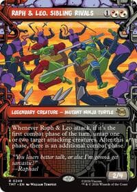 Raph & Leo, Sibling Rivals (Showcase) - Teenage Mutant Ninja Turtles - Magic: The Gathering card