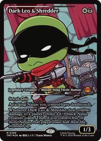 Dark Leo & Shredder (Showcase) - Teenage Mutant Ninja Turtles - Magic: The Gathering card