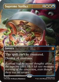 Supreme Verdict (Borderless) - Commander: Teenage Mutant Ninja Turtles - Magic: The Gathering card