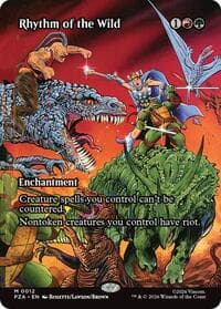 Rhythm of the Wild (Borderless) - Teenage Mutant Ninja Turtles Source Material - Magic: The Gathering card