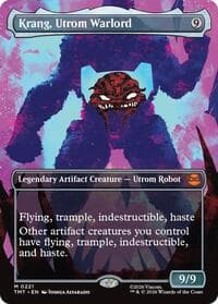 Krang, Utrom Warlord (Borderless) - Teenage Mutant Ninja Turtles - Magic: The Gathering card
