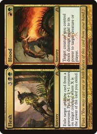 Flesh // Blood - Dragon's Maze - Magic: The Gathering card